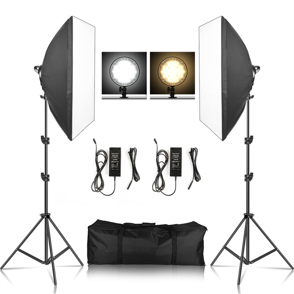 Iris Photography Led Lighting Pack - Softbox Light Photography Kit Photo 2M