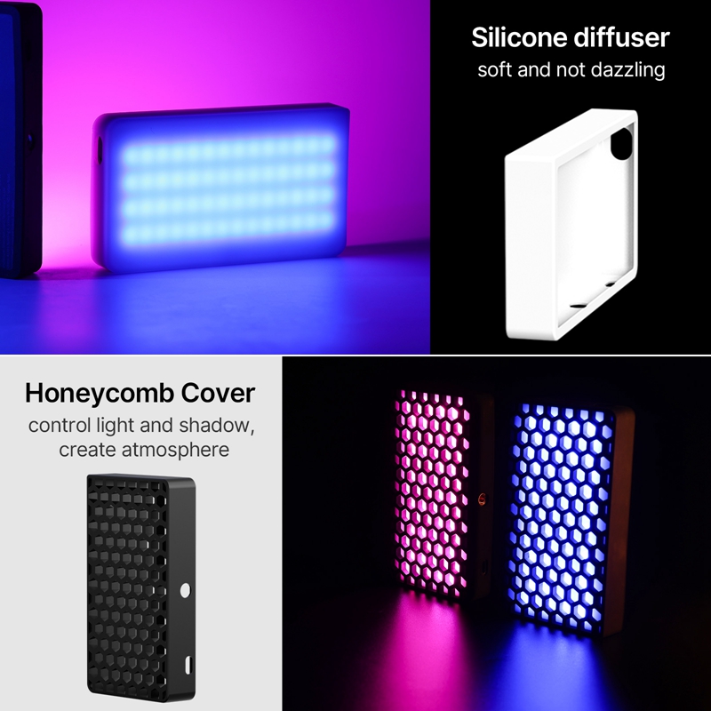 ULANZI LT002 RGB Video Light,  - Photography Lighting With Umbrella ulasan dan harga