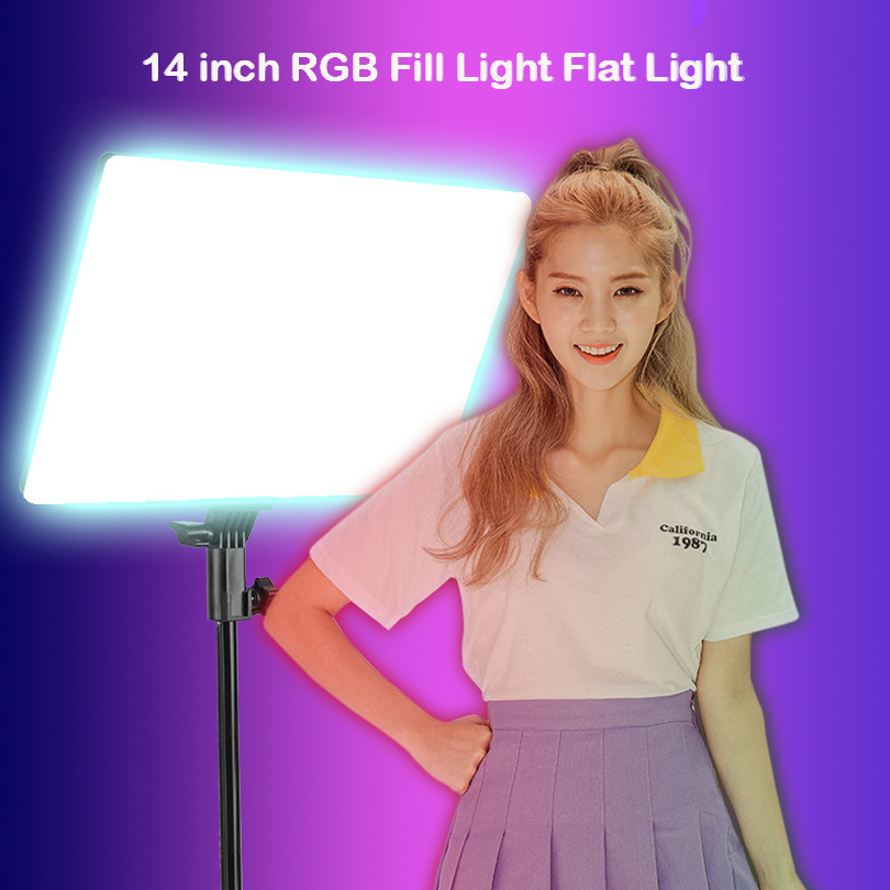 RGB 14'' LED Video Light Remot - Video Light Panel Led ulasan dan harga
