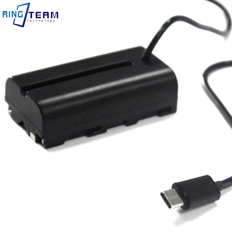 Type C Power Cable with NP-F55 - Photography Lighting For Dummies ulasan dan harga