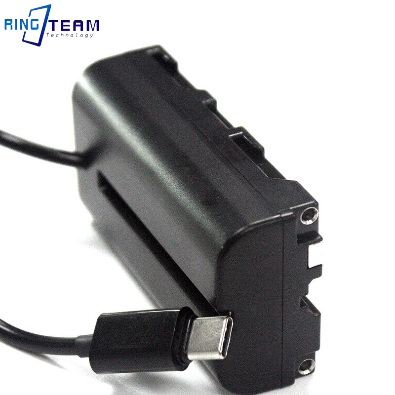 Type C Power Cable with NP-F55 - Photography Lighting For Dummies ulasan dan harga