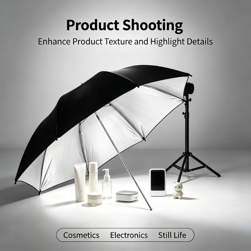 2026 Black Durable 33-inch Ref - Photography Lighting With Umbrella ulasan dan harga