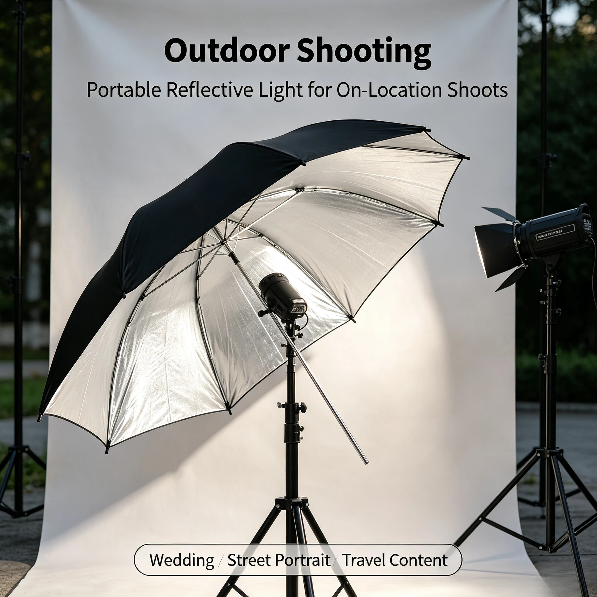 2026 Black Durable 33-inch Ref - Photography Lighting With Umbrella ulasan dan harga