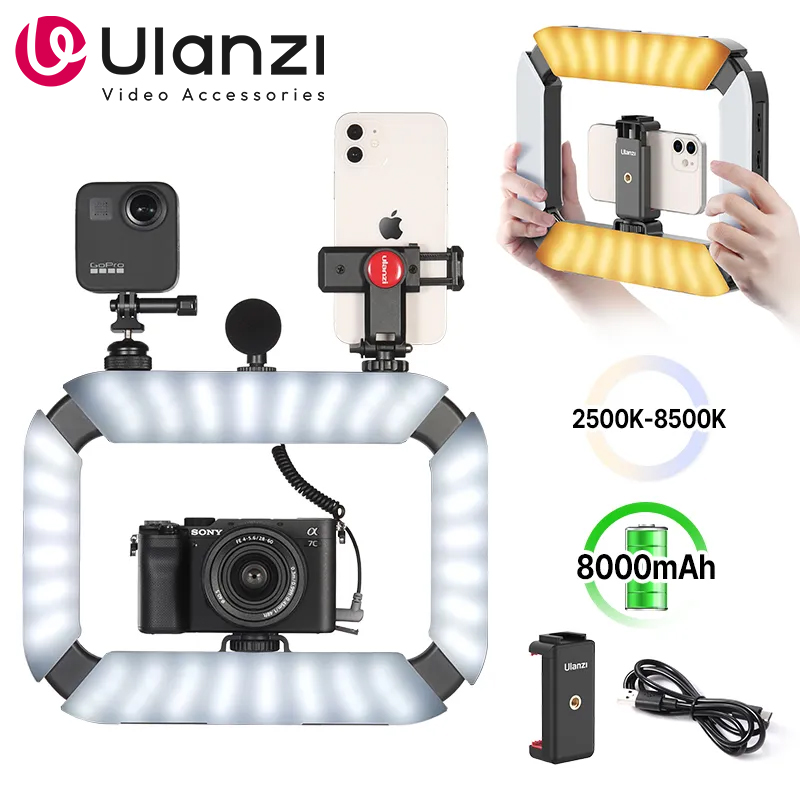 Ulanzi U200 U-200 Smartphone V - Iris Photography Led Lighting Pack ulasan dan harga
