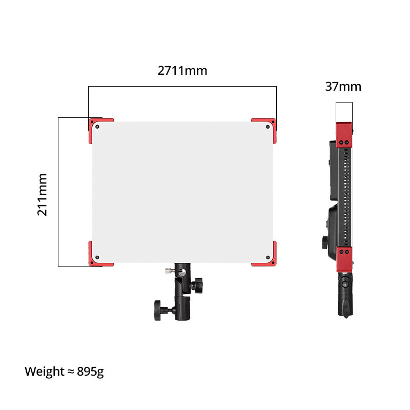 AMBITFUL LEDP60C Ultra-thin LE - Video Light Panel Led ulasan dan harga
