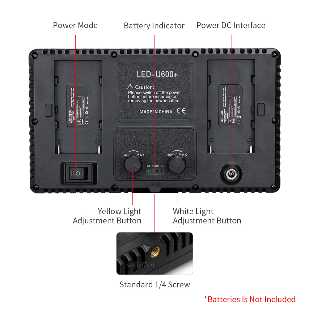 U800 LED Photo Studio Light fo - Video Light Panel Led ulasan dan harga