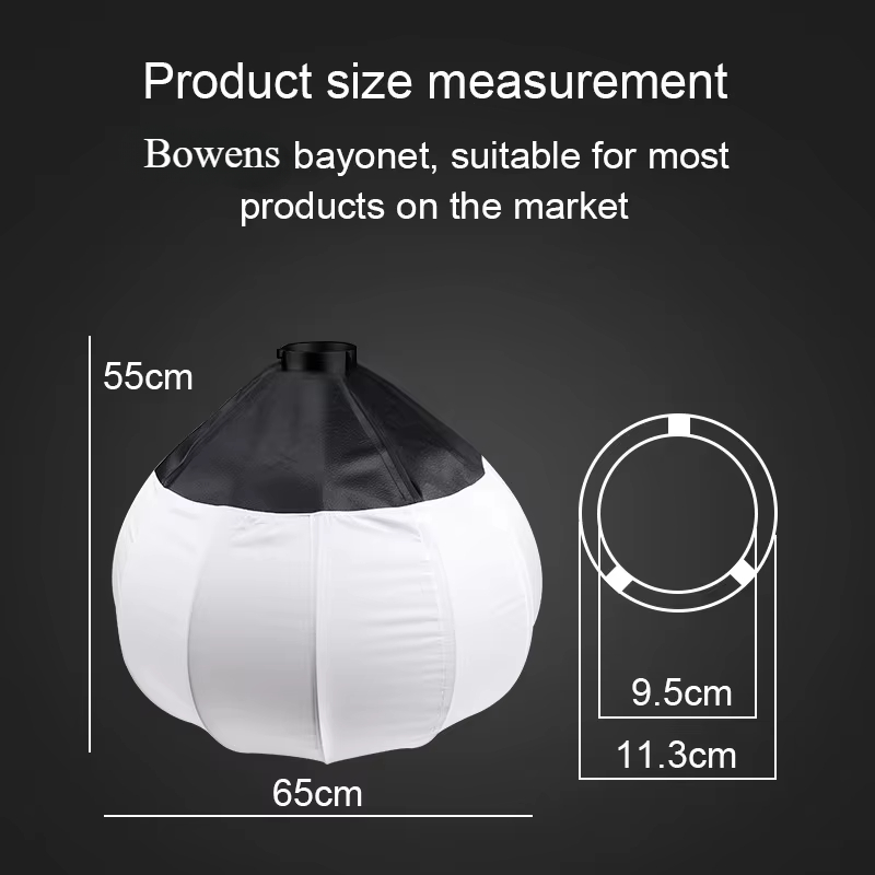 65cm 55cm Globe Lantern Softbo - Globe Modifier Round ulasan dan harga