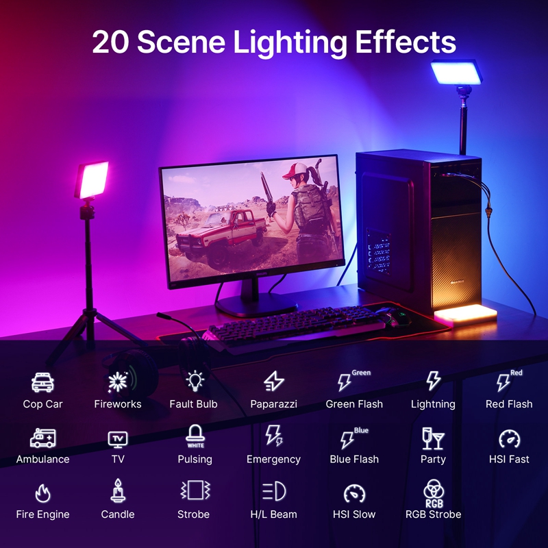 Ulanzi LT002 7 inch Pocket LED - Photography Lighting With Umbrella ulasan dan harga