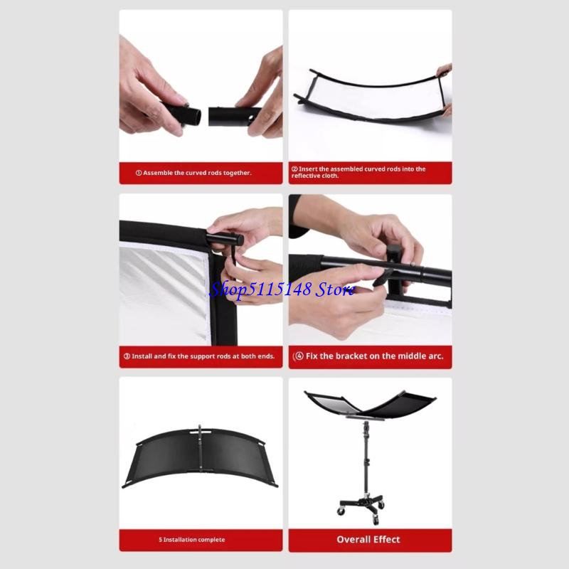 F3MA Compactly Curved Photogra - Photography Lighting Tool ulasan dan harga