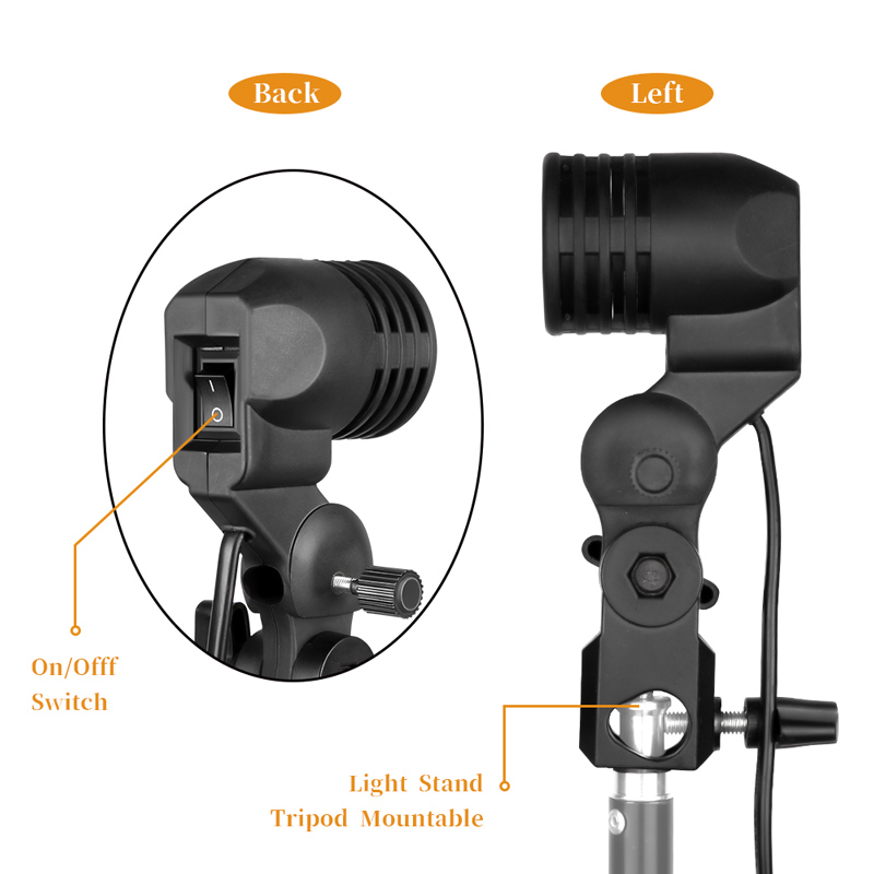 1.8m Cable Cord Light Bulb Sta - Photography Lighting With Umbrella ulasan dan harga