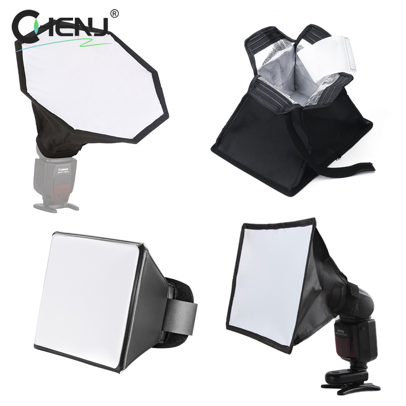 1pcs Foldable Flash Diffuser S - Photography Lighting Case ulasan dan harga