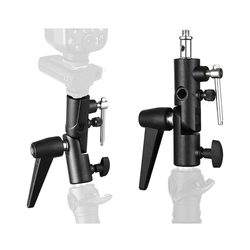 Flash Bracket Hot Shoe Umbrell - Photography Lighting With Umbrella ulasan dan harga