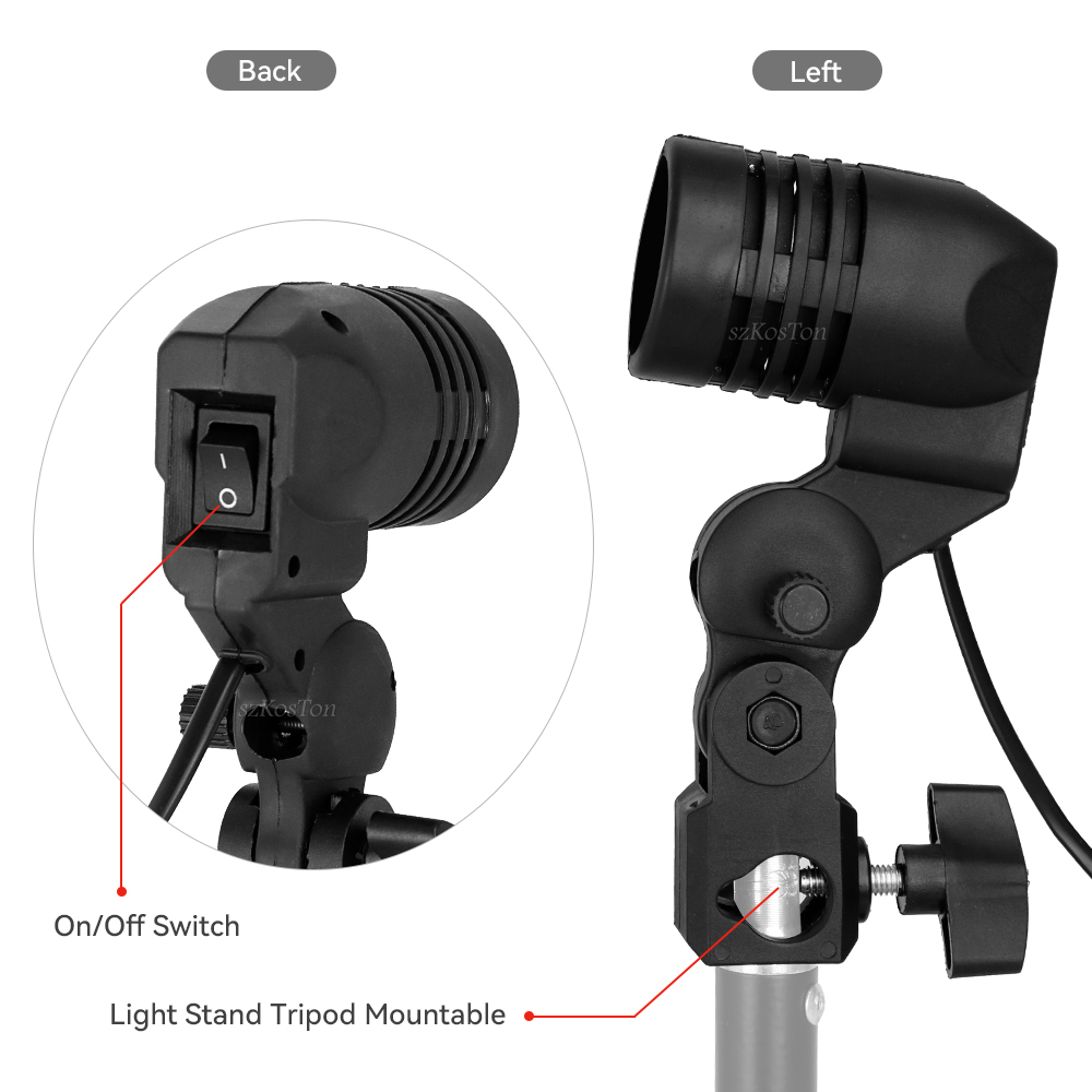 Single Head Bulb Holder E27 So - Photography Lighting With Umbrella ulasan dan harga