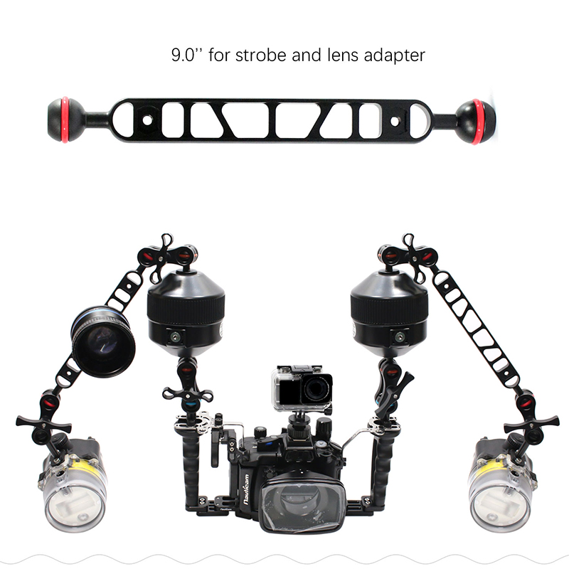 Nitescuba Diving Aluminum Ball - Photography Lighting Setup ulasan dan harga