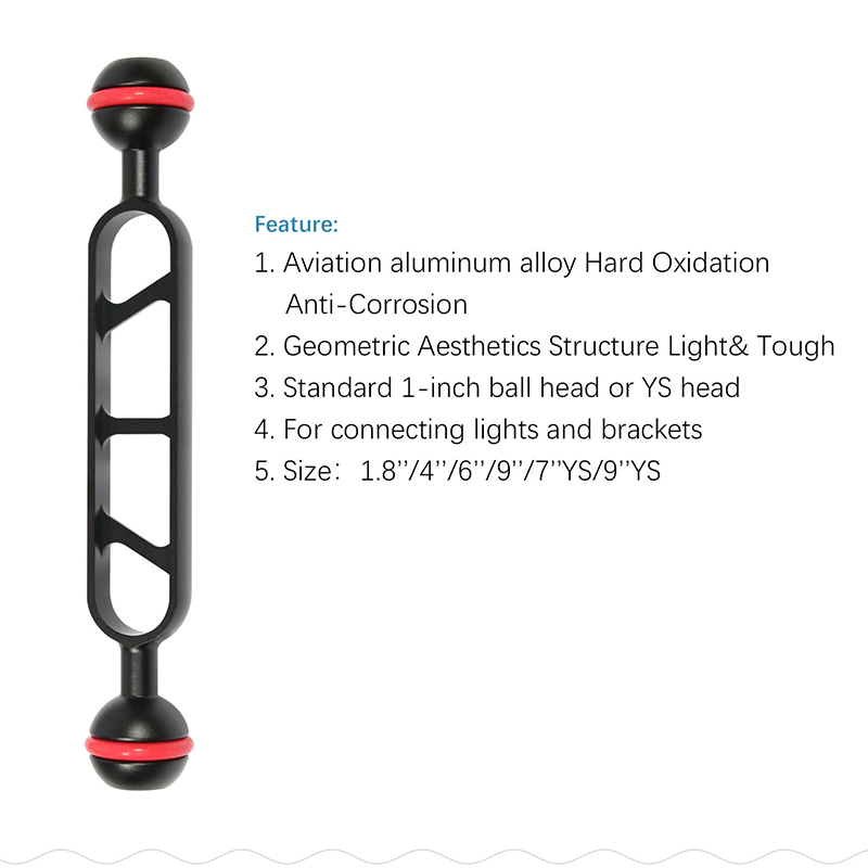 Nitescuba Diving Aluminum Ball - Photography Lighting Setup ulasan dan harga