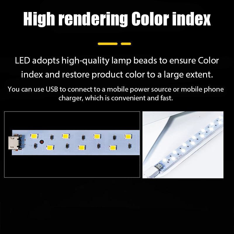 Folding Lightbox Portable Phot - Iris Photography Led Lighting Pack ulasan dan harga