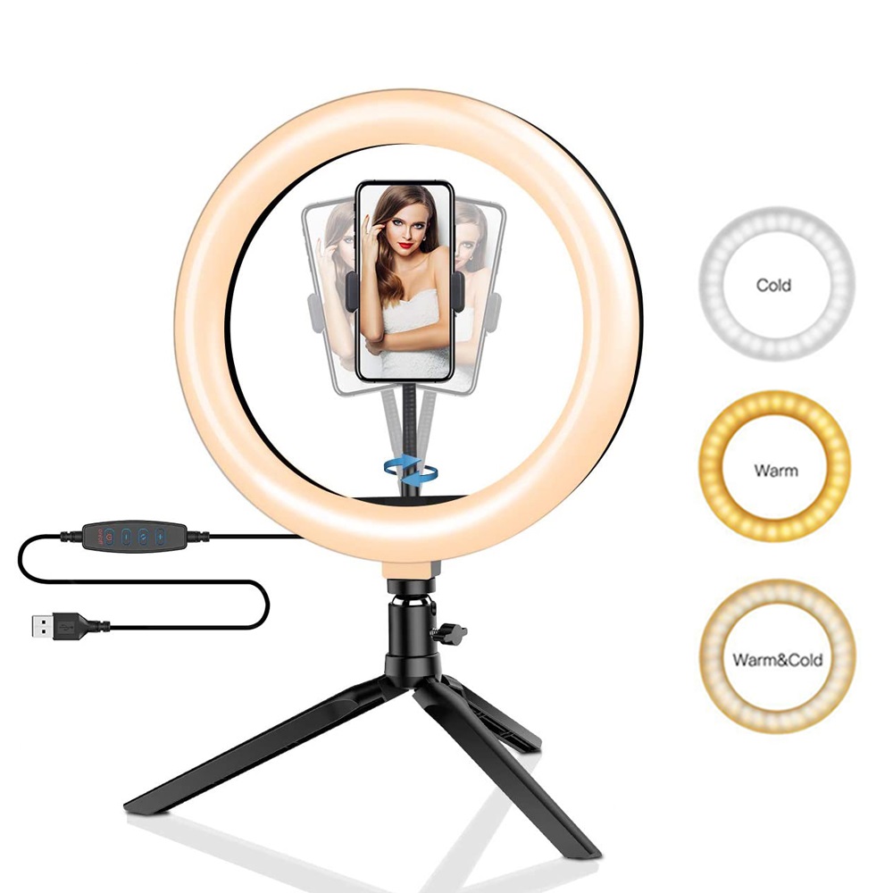 26cm 10 inch Led Ring Selfie L - Iris Photography Led Lighting Pack ulasan dan harga
