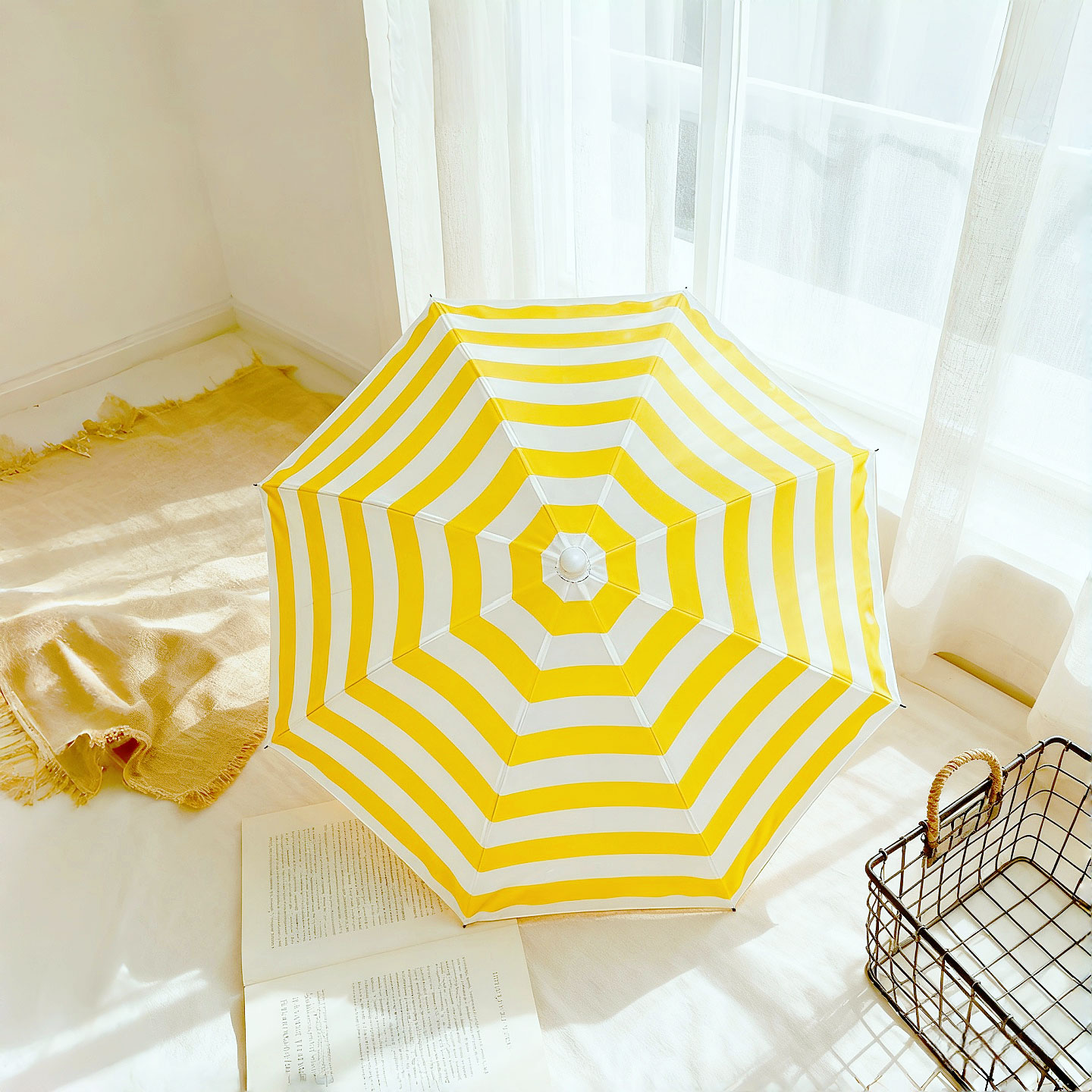 1pc Striped pink umbrella germ - Diy Photography Lighting Umbrella ulasan dan harga