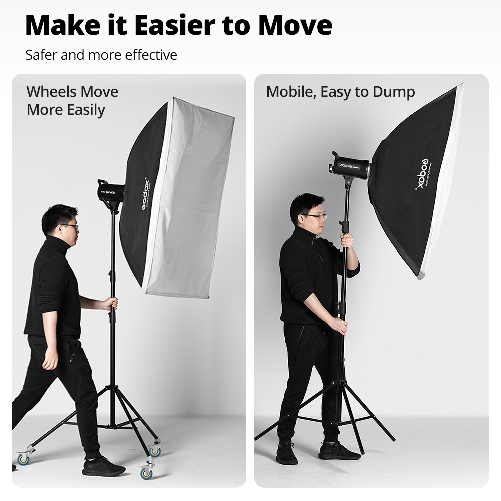AMBITFUL 3Pcs C-Stand Swivel C - Photography Lighting Setup ulasan dan harga
