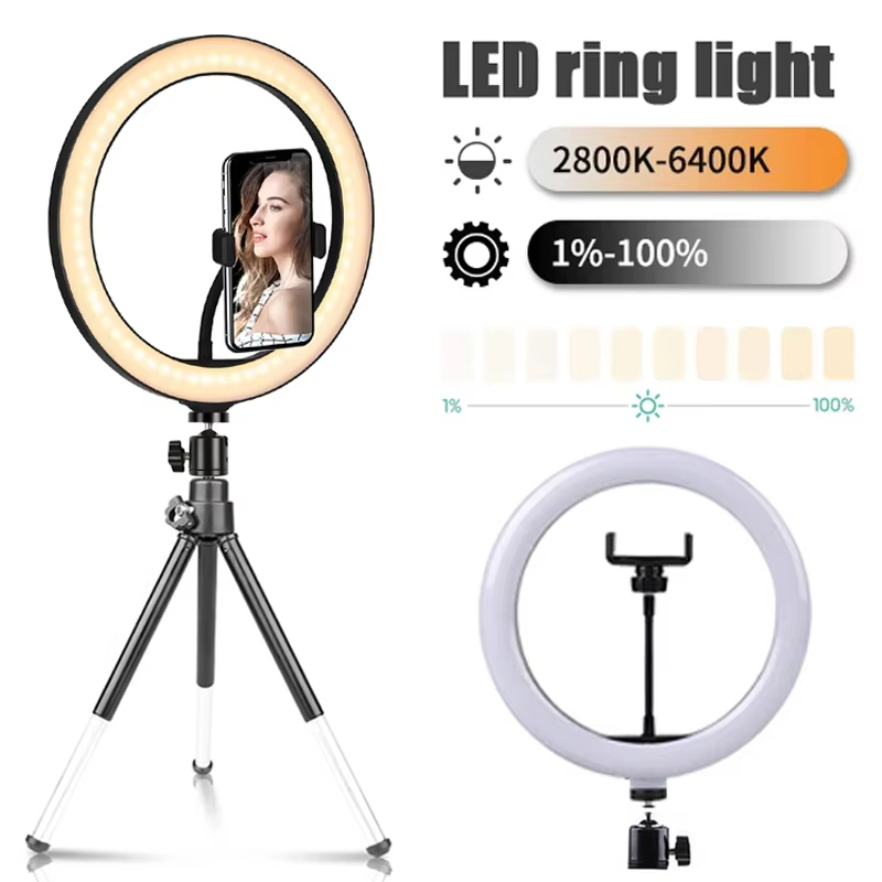 10 inch Selfie Ring Light Phot - Photography Lighting Tool ulasan dan harga
