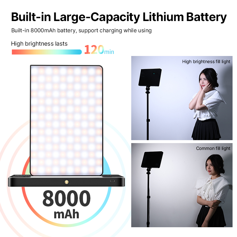 Ulanzi LT003 15W RGB Video Lig - Photography Lighting With Umbrella ulasan dan harga