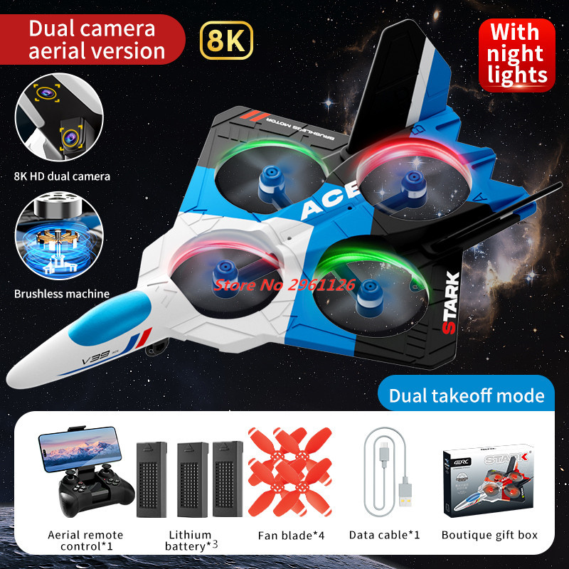 Mini Foam Drone 8K Dual Camera - Photography Lighting Beginners ulasan dan harga