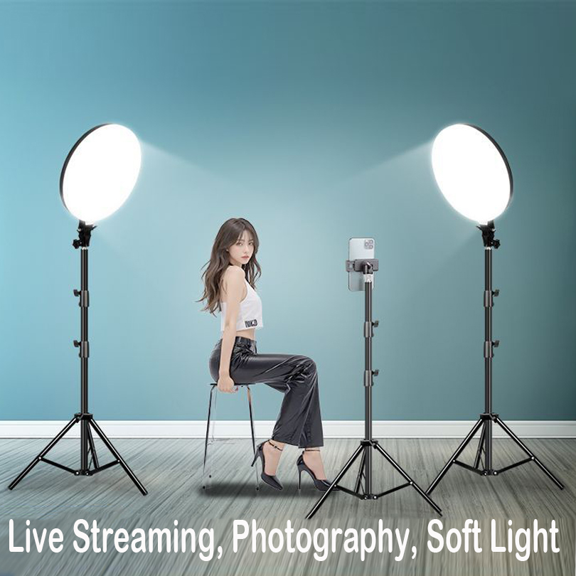 45CM Large Size LED Video Ligh - Iris Photography Led Lighting Pack ulasan dan harga