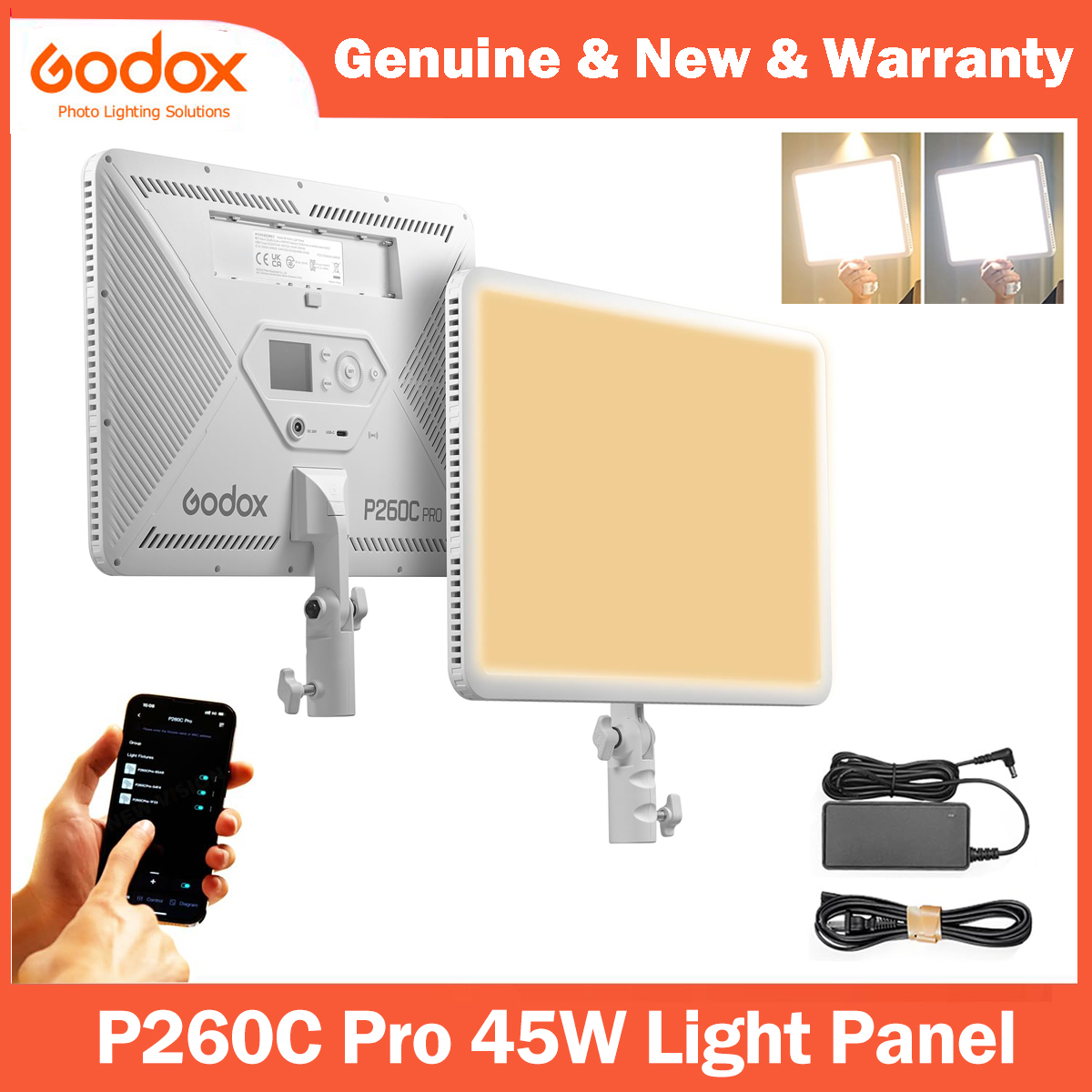 Godox P260C Pro LED Video Ligh - Video Light Panel Led ulasan dan harga