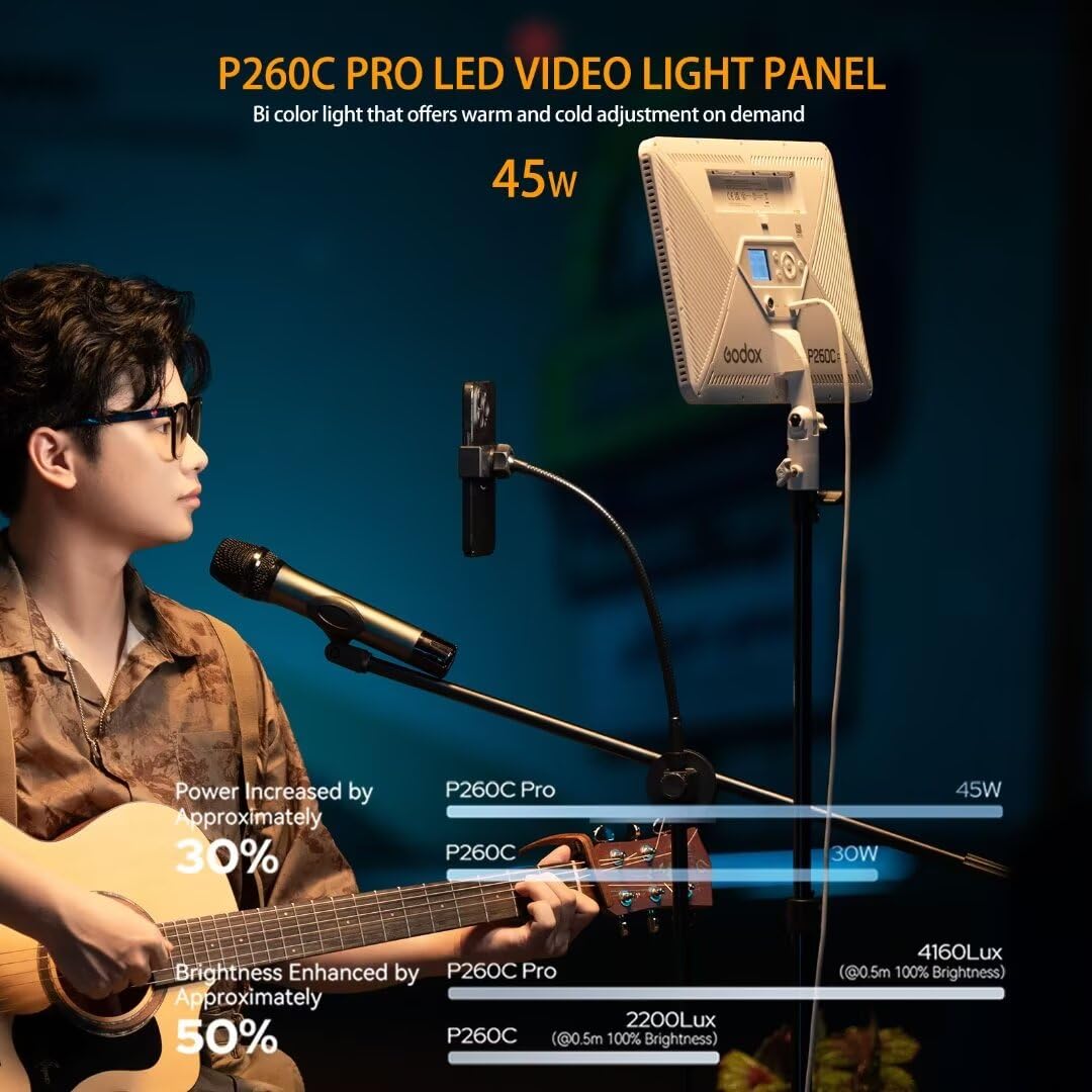 Godox P260C Pro LED Video Ligh - Video Light Panel Led ulasan dan harga