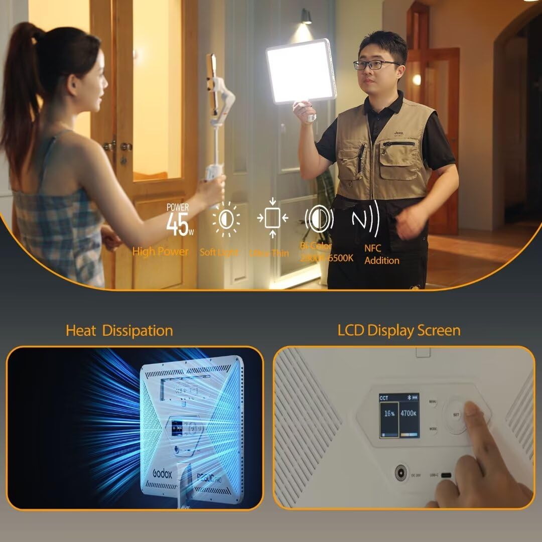 Godox P260C Pro LED Video Ligh - Video Light Panel Led ulasan dan harga
