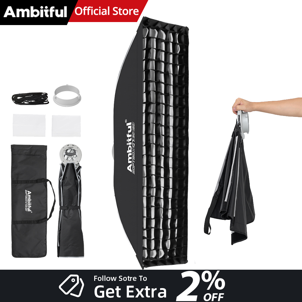 AMBITFUL Q7-II 30*120cm Bowens - Photography Lighting Setup ulasan dan harga