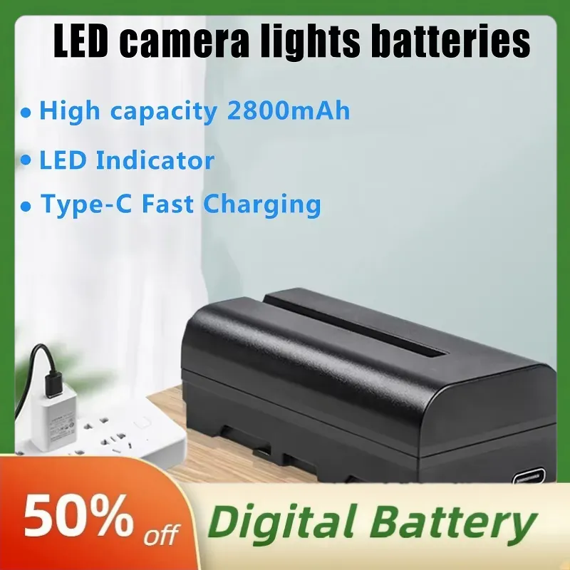 NP-F550C NP-F550 F570 Battery  - Video Light Panel Led ulasan dan harga