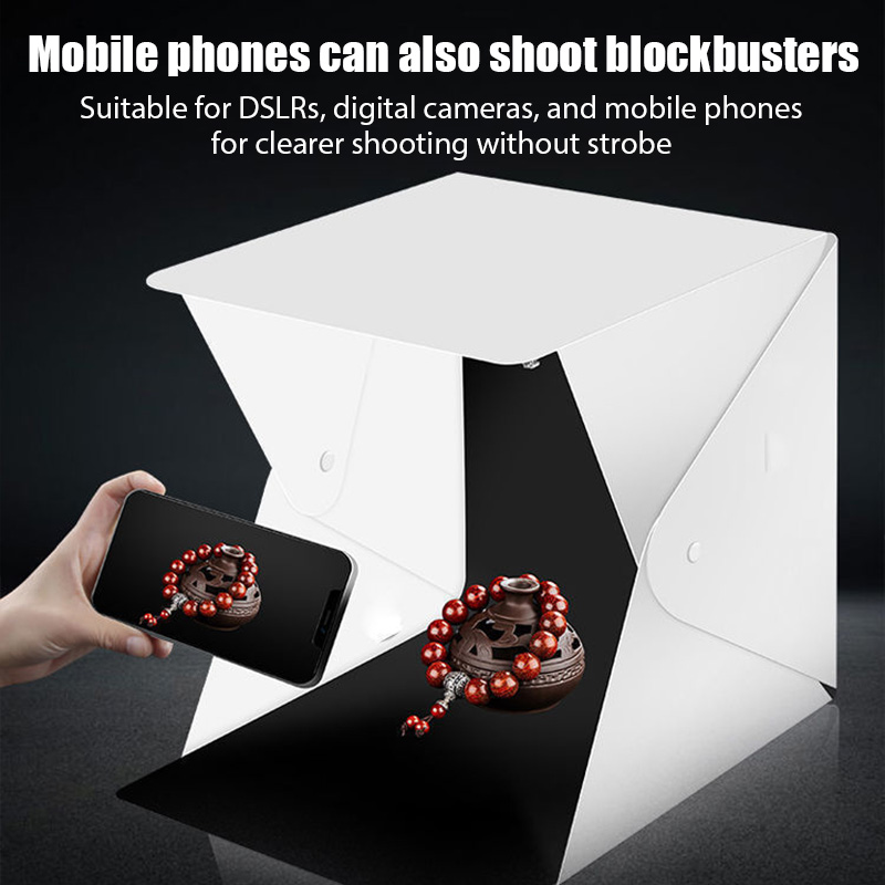 Folding Lightbox Portable Phot - Iris Photography Led Lighting Pack ulasan dan harga