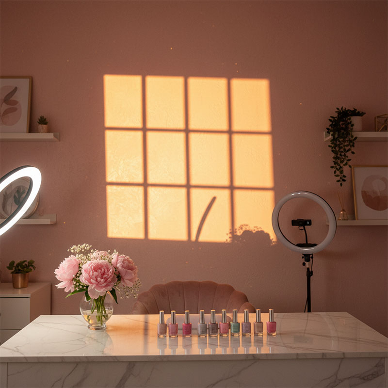 Window Gobo Projector Light 12 - Photography Lighting No Shadows ulasan dan harga