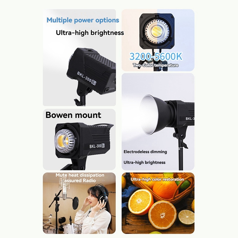 300W Bi LED Video Light, Conti - Photography Of Lighting ulasan dan harga
