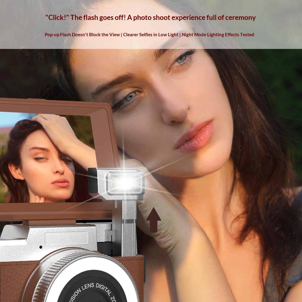 4K 64MP Digital Camera for Pho - Photography Lighting Beginners ulasan dan harga