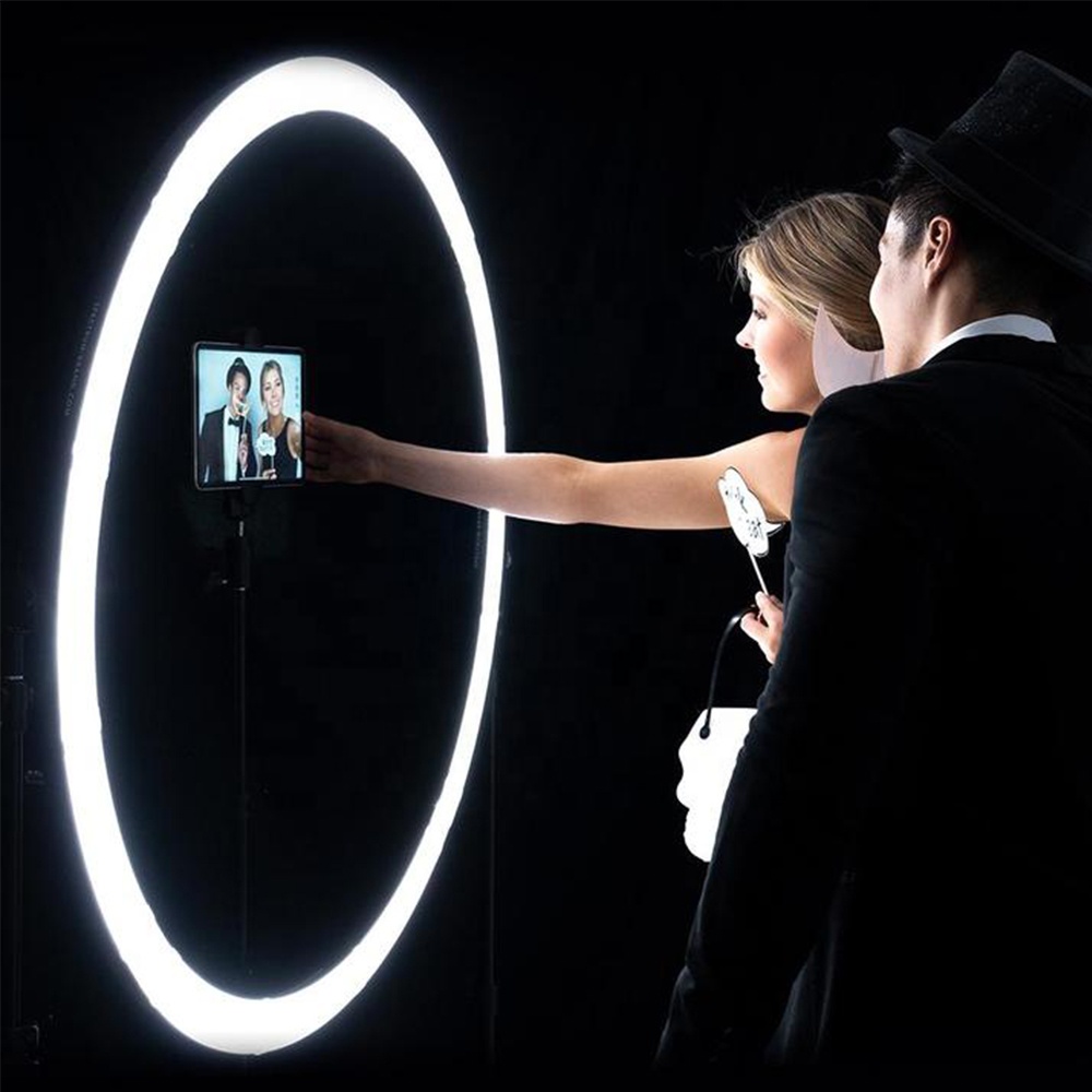 120W LED Ring Light Wire Contr - Photography Lighting Ring ulasan dan harga