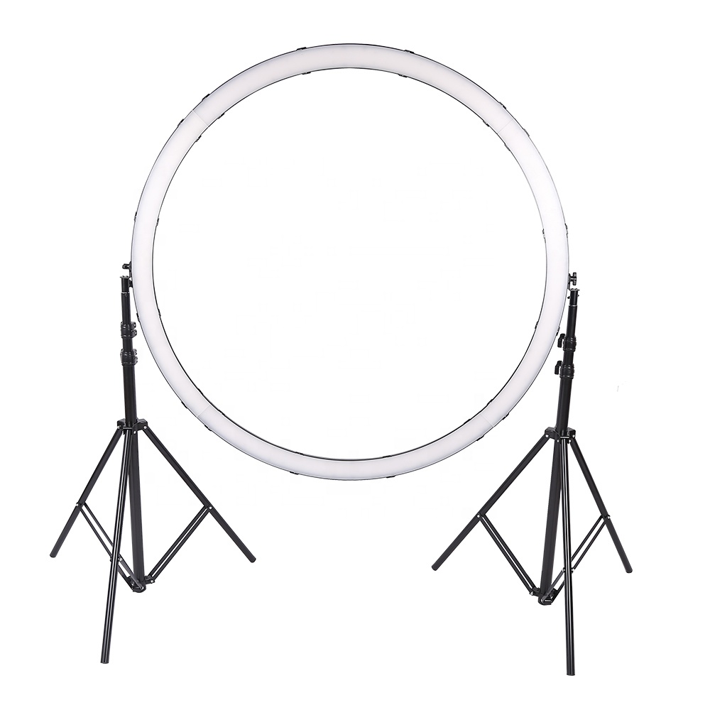 120W LED Ring Light Wire Contr - Photography Lighting Ring ulasan dan harga