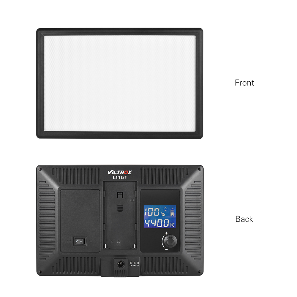 Viltrox L116T LCD Bi-Color & D - Video Light Panel Led ulasan dan harga