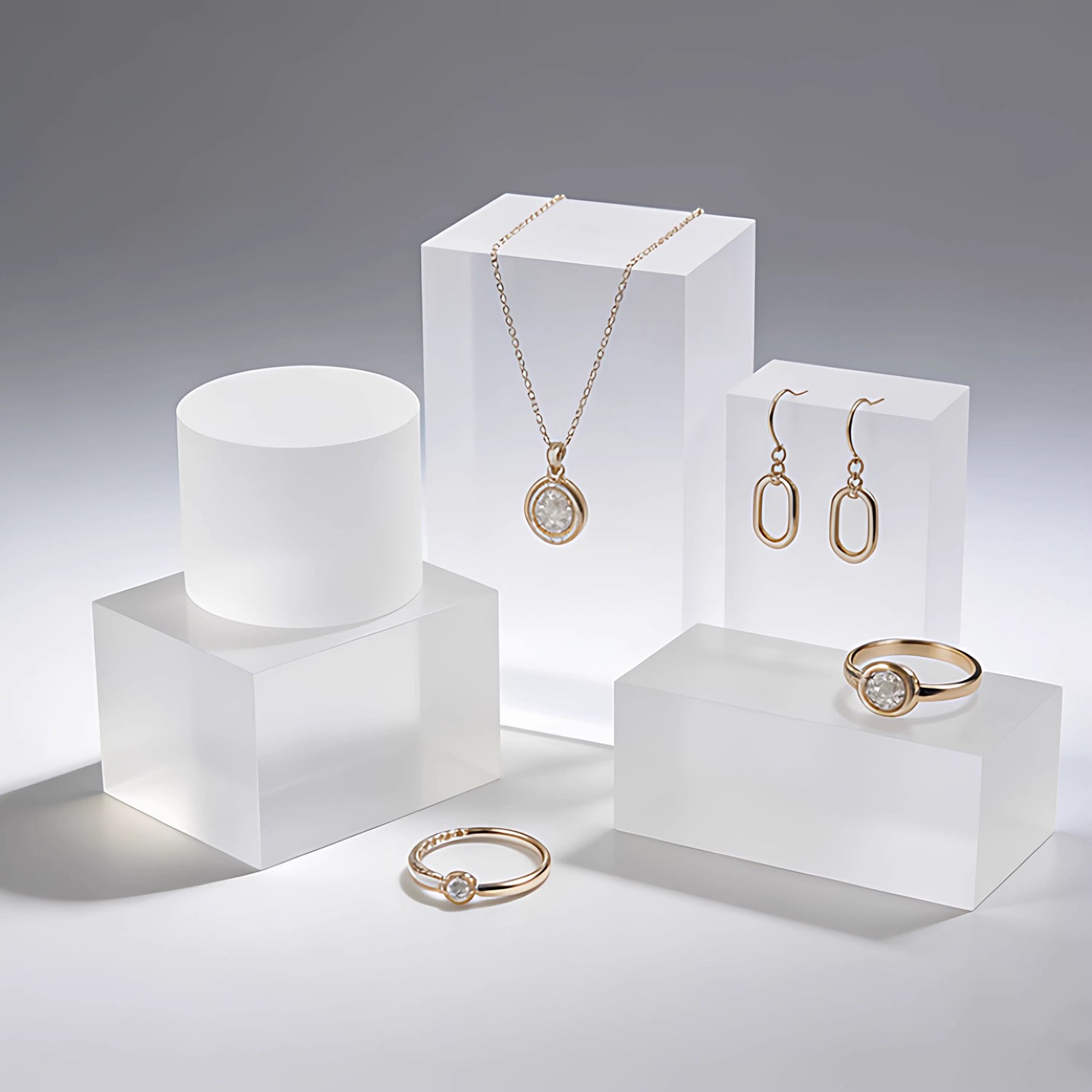 Matte Frosted Acrylic Jewelry  - Photography Lighting Guide ulasan dan harga
