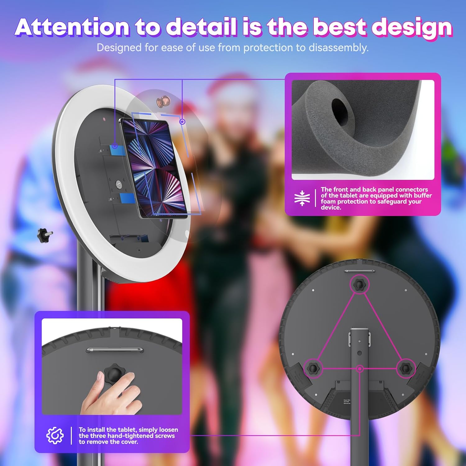 Neson Movable iPad Photo Booth - Photography Lighting Rental ulasan dan harga