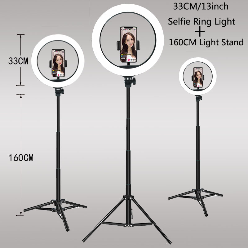 26 33CM Video Lights Dimmable  - Photography Lighting With Umbrella ulasan dan harga