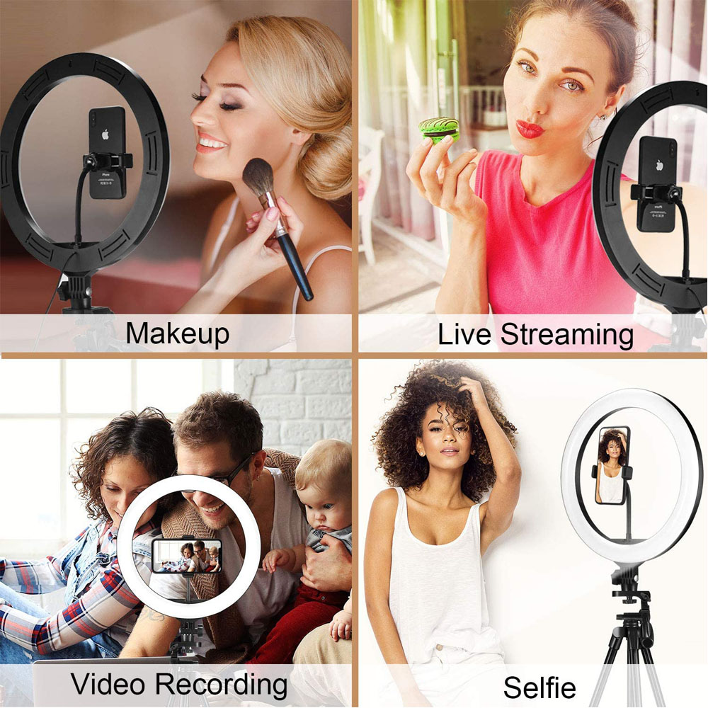 26 33CM Video Lights Dimmable  - Photography Lighting With Umbrella ulasan dan harga